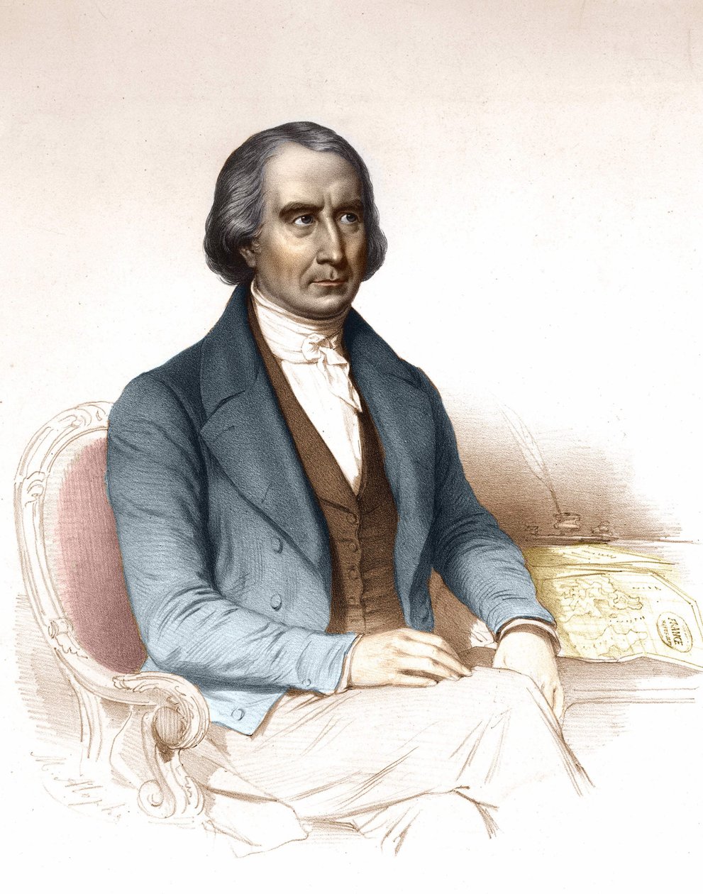François Arago (1786-1853) francia csillagász, fizikus és politikus. alkotó: Unknown artist