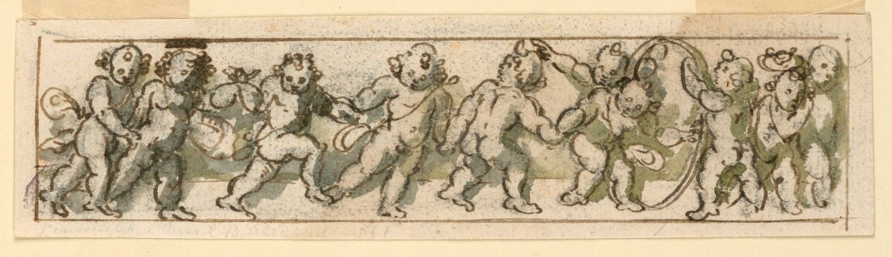 Frieze játszó gyerekekkel alkotó: Unknown artist