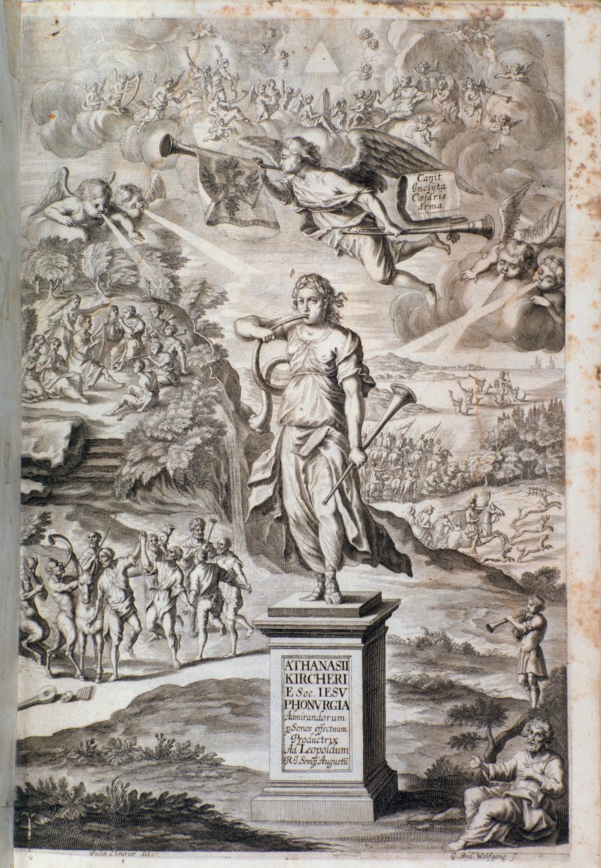A Phonurgia nova homlokzata (1673) alkotó: Unknown artist
