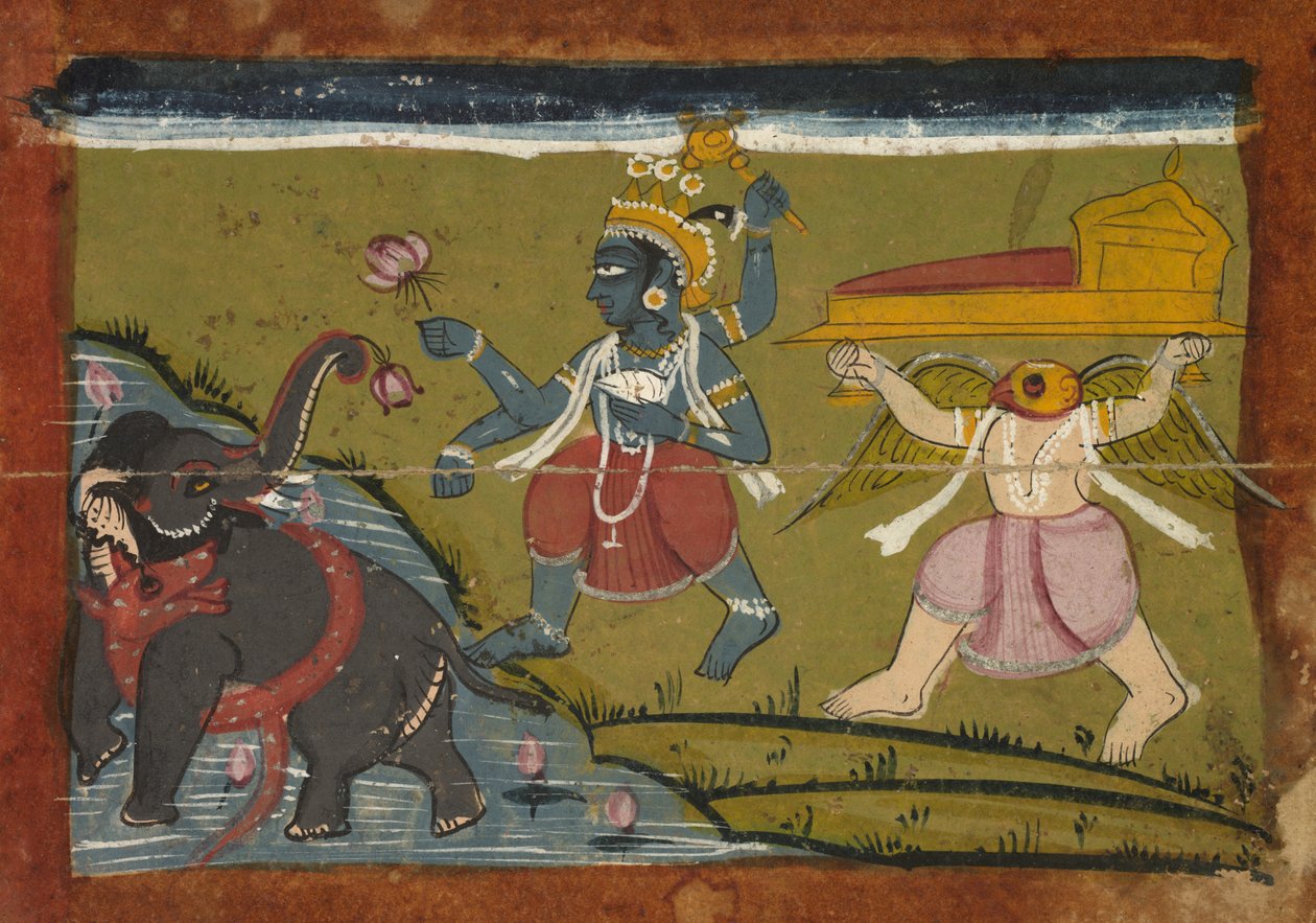 Gajendra Moksha: Az elefántok királyának megváltása alkotó: Unknown artist