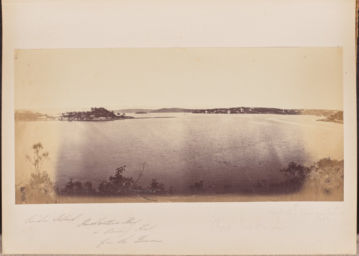 Garden Island, Rushcutters Bay, és Darling Point a tartományból alkotó: Unknown artist