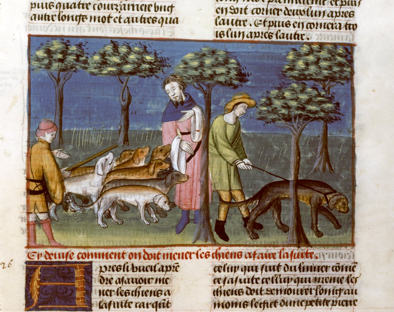 Gaston Phoebus, A vadászati szerződés alkotó: Unknown artist