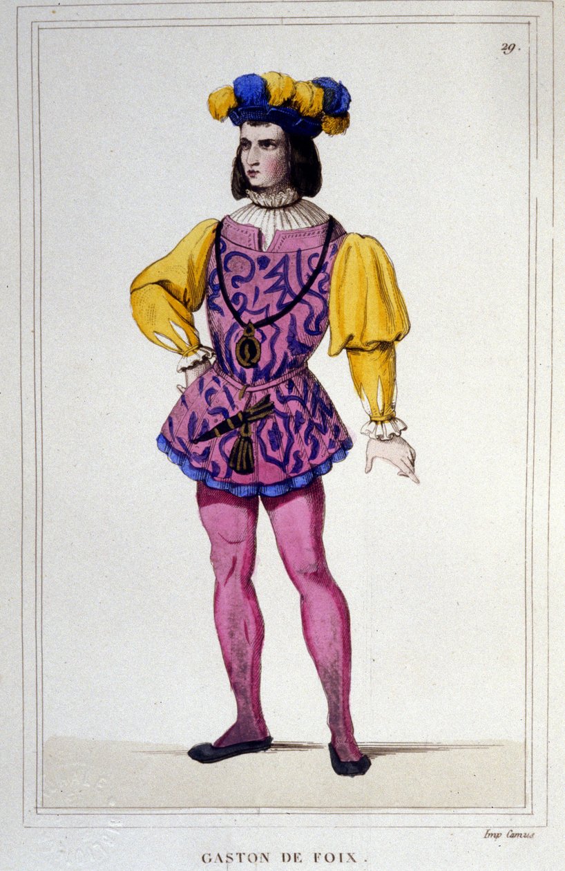 Gaston de Foix, Nemours hercege, francia hadiember (Mazères, Ariège alkotó: Unknown artist