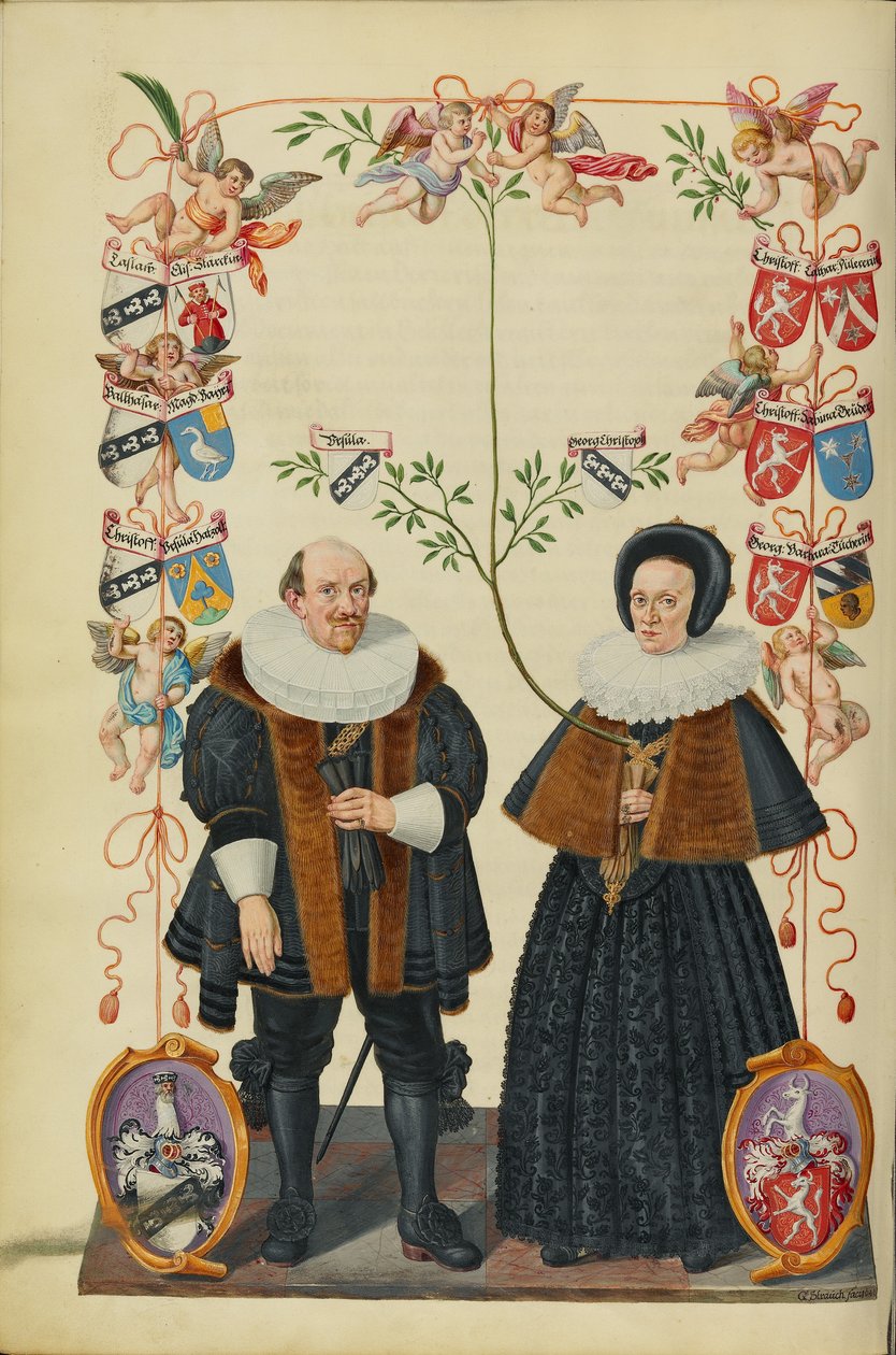 A Derrer család genealógiája alkotó: Unknown artist