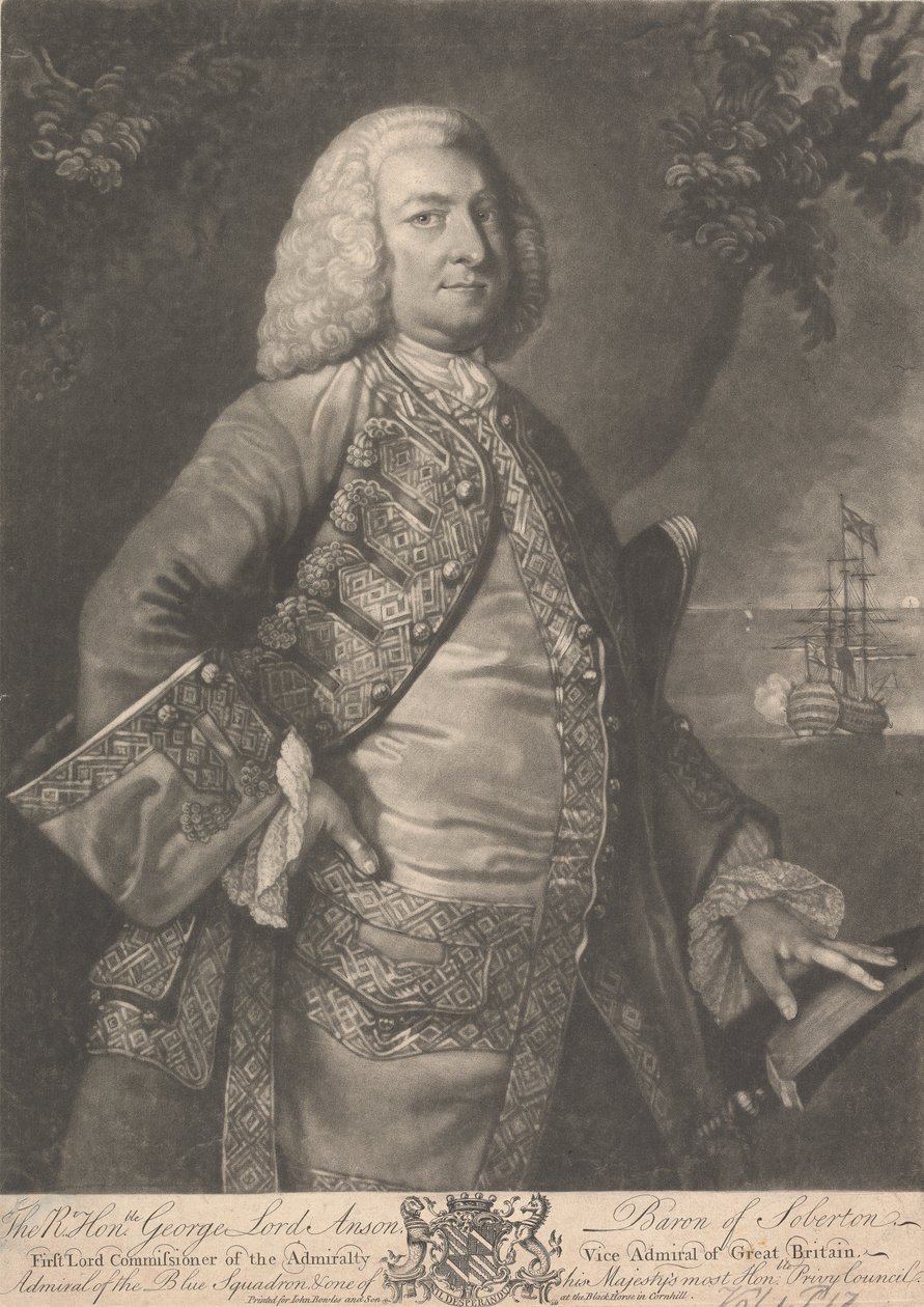 George Anson, 1. báró Anson alkotó: Unknown artist