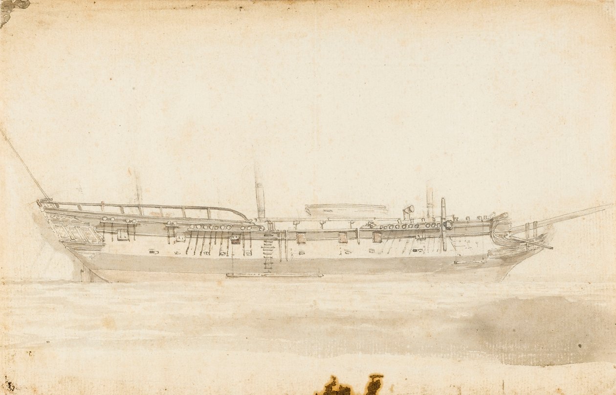 George Vancouver "Felfedezése", 1789 körül (toll, tus, tusfesték) alkotó: Unknown artist