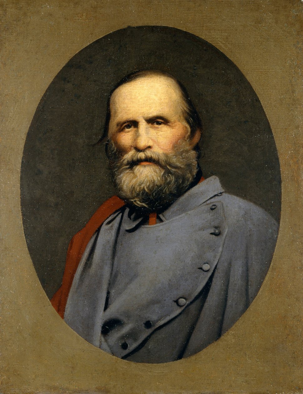 Giuseppe Garibaldi névtelen festménye. Milánó, Risorgimento Múzeum alkotó: Unknown artist