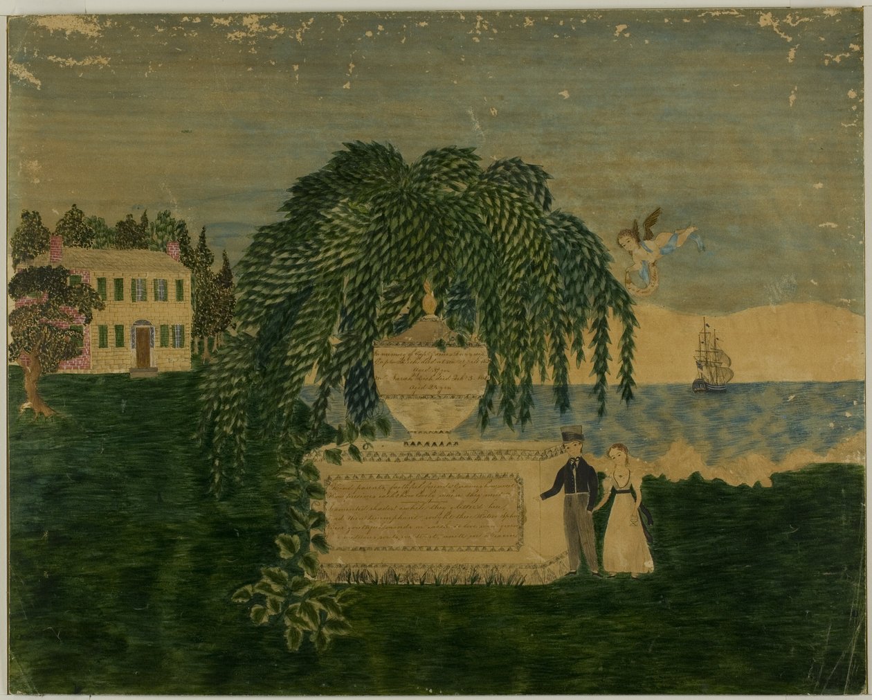 Kapitány és Mrs. Rich sírja alkotó: Unknown artist