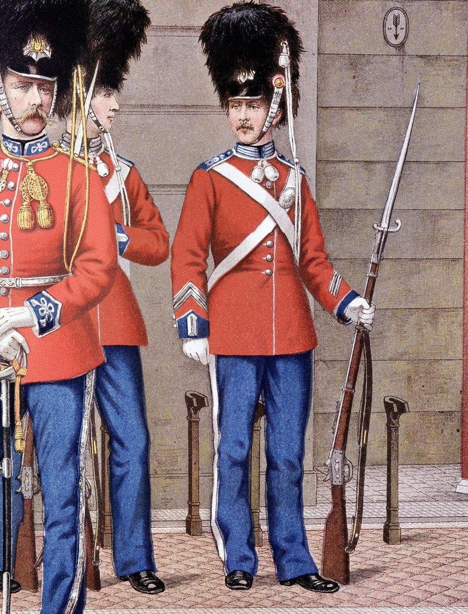 A dán gárda gránátosai alkotó: Unknown artist