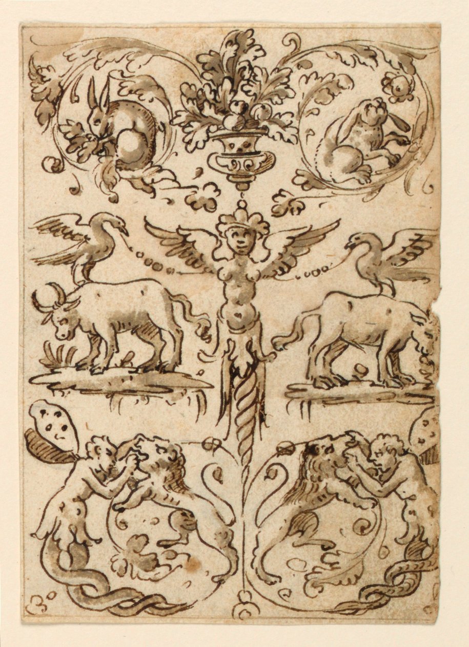 Groteszk panel alkotó: Unknown artist