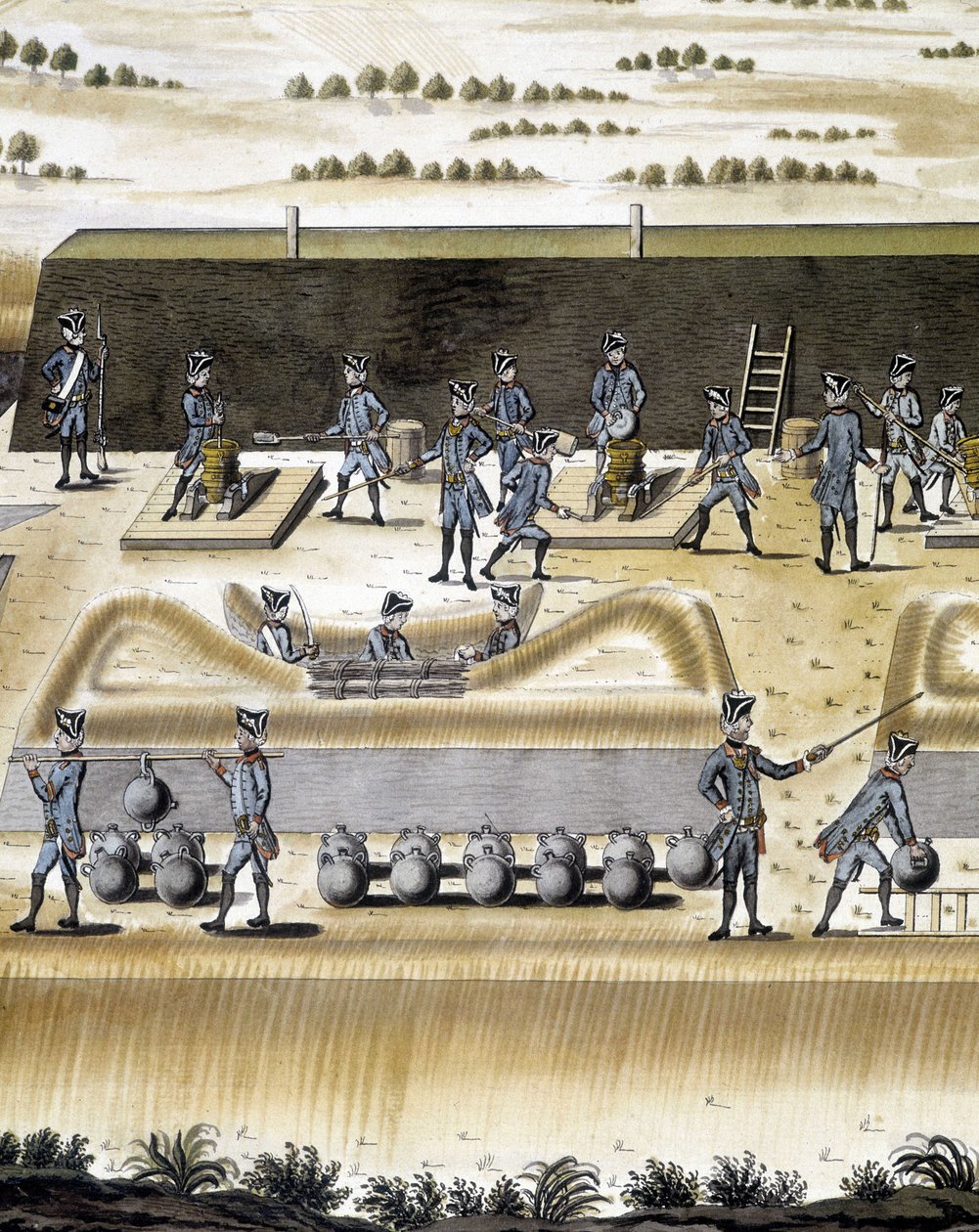 Ágyúsok munkában – a tüzérségi szerződésben”, François Lingier, Strasbourg alkotó: Unknown artist