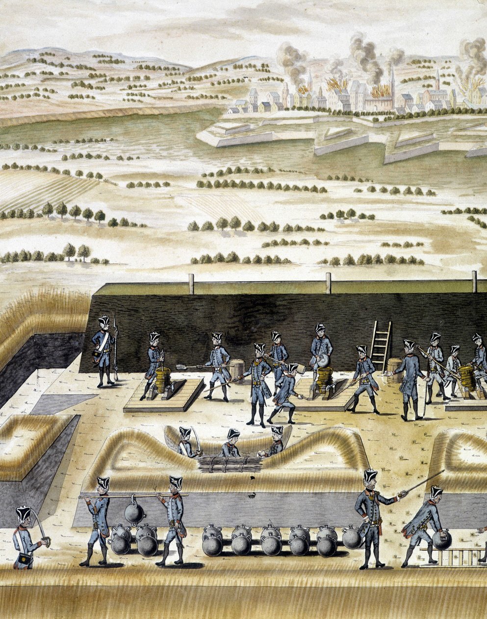 Ágyúsok munkában – a tüzérségi szerződésben”, François Lingier, Strasbourg alkotó: Unknown artist