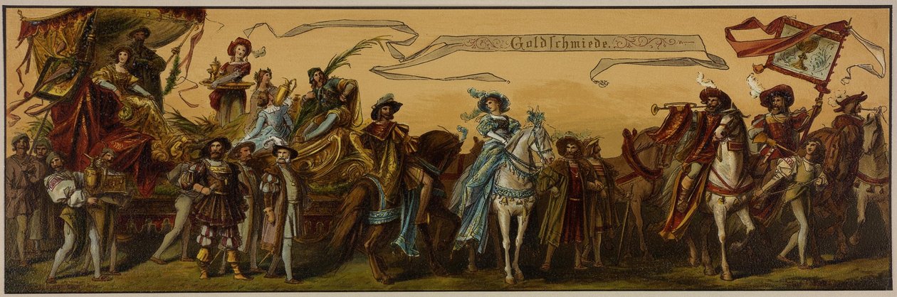 Hans Makarts felvonulása Bécs városában alkotó: Unknown artist