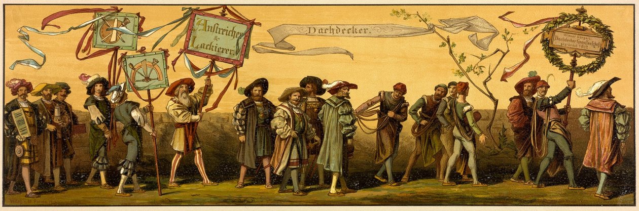 Hans Makarts felvonulása Bécs városában alkotó: Unknown artist