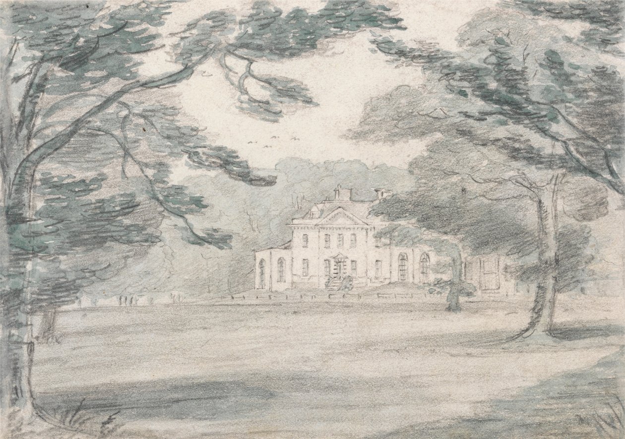 Havering Bower, Essex (Kilátás egy vidéki kastélyra) alkotó: Unknown artist