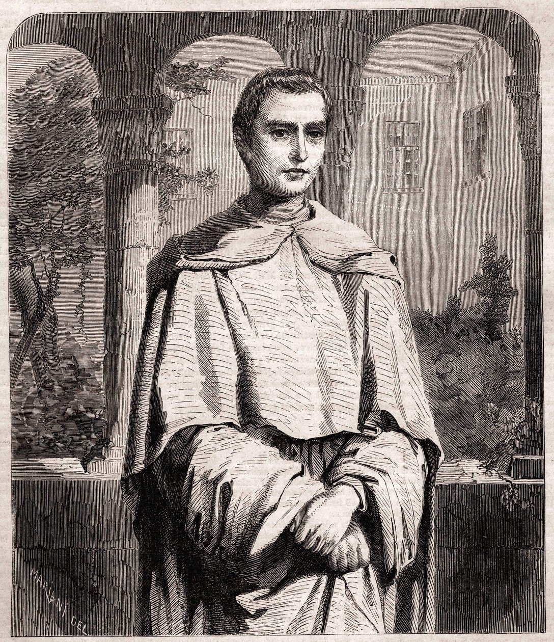 Henri Lacordaire. Francia pap és domonkos 1802-1861. alkotó: Unknown artist