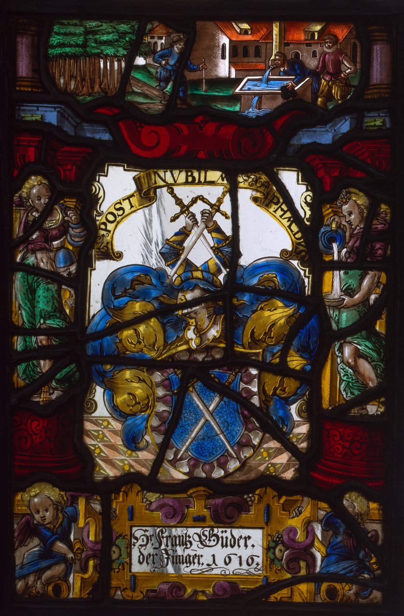 Franz Buder heraldikai táblája alkotó: Unknown artist