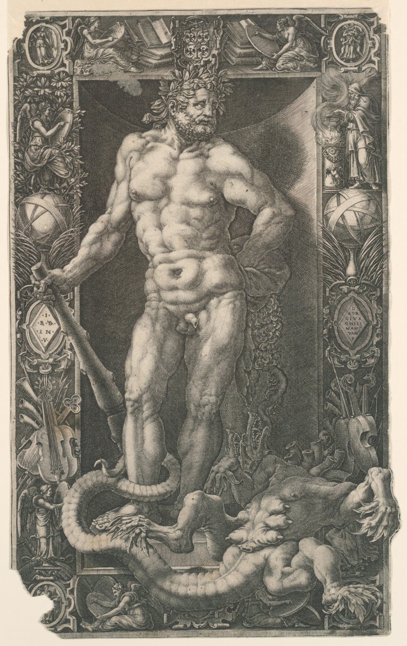 Herkules győzött Lerna hidrája felett alkotó: Unknown artist