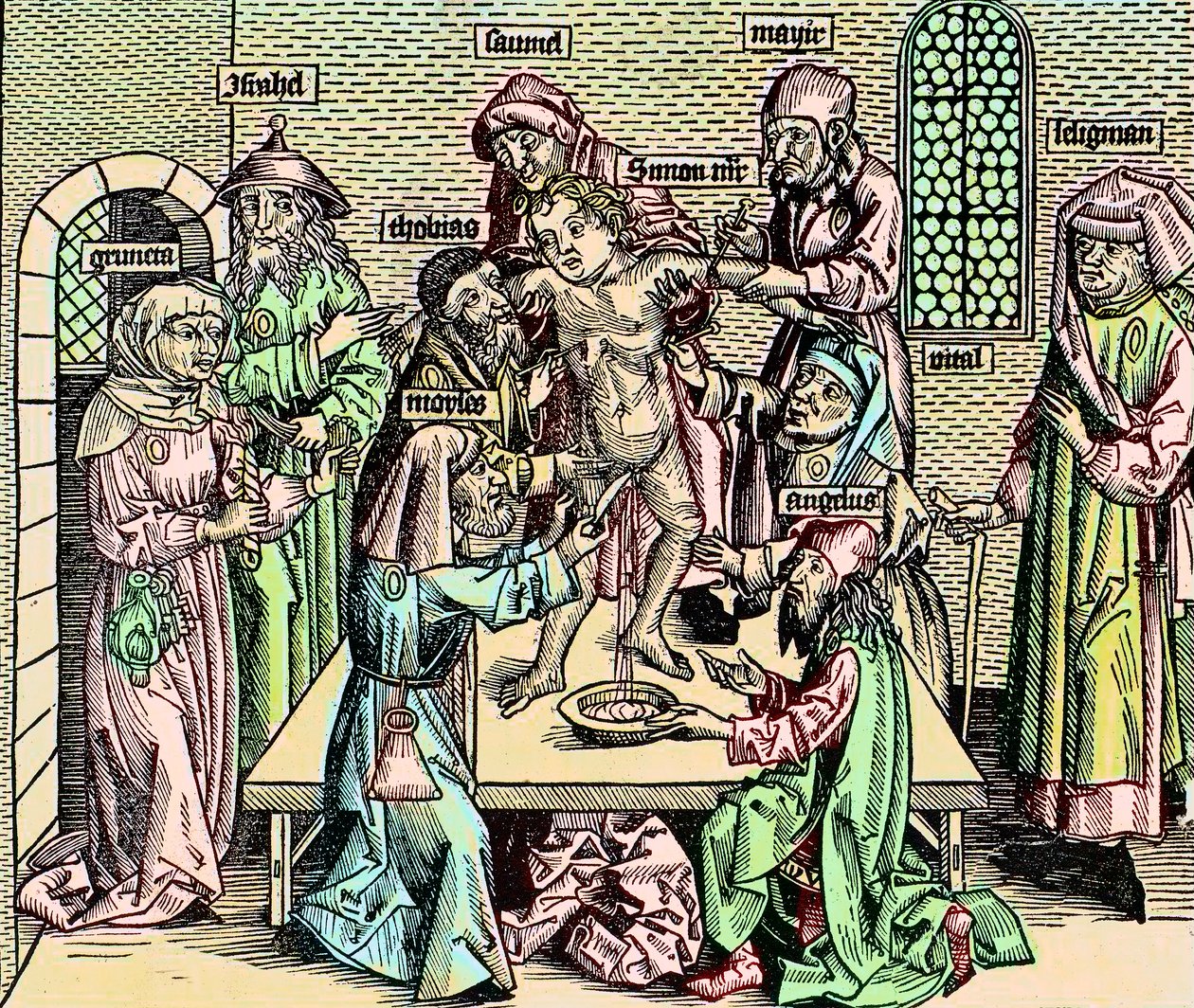 A judaizmus története – Simon mártíromsága Trentben alkotó: Unknown artist