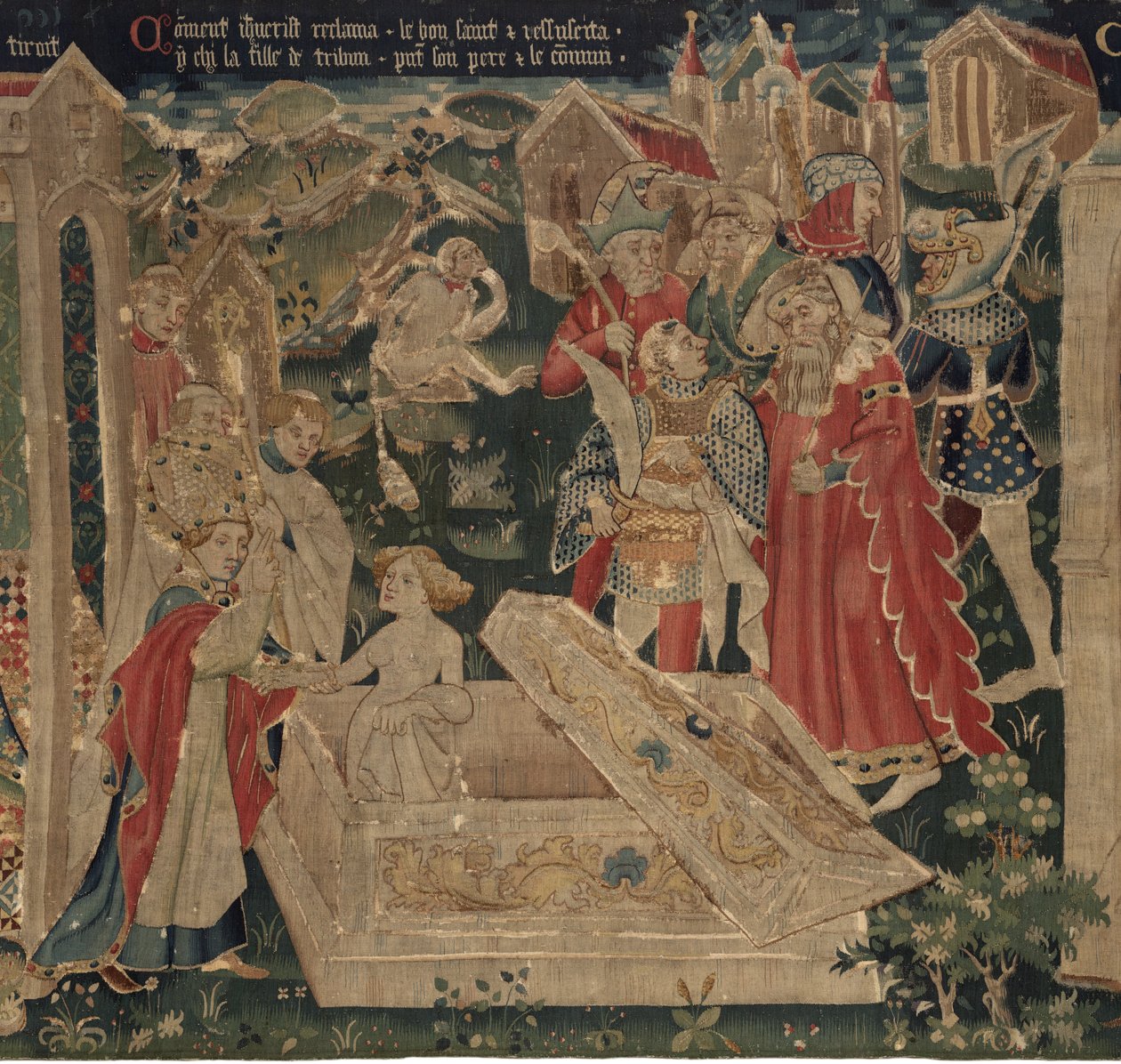 Saint Piat és Saint Eleuthère története, 12. jelenet: A tribiun lányának feltámadása alkotó: Unknown artist