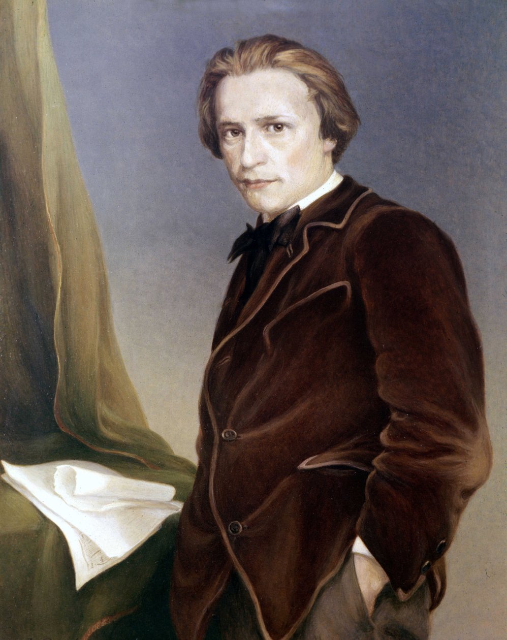 Hugo Wolf osztrák zeneszerző. 1860 - 1903. Wagner Bayreuth Múzeum alkotó: Unknown artist