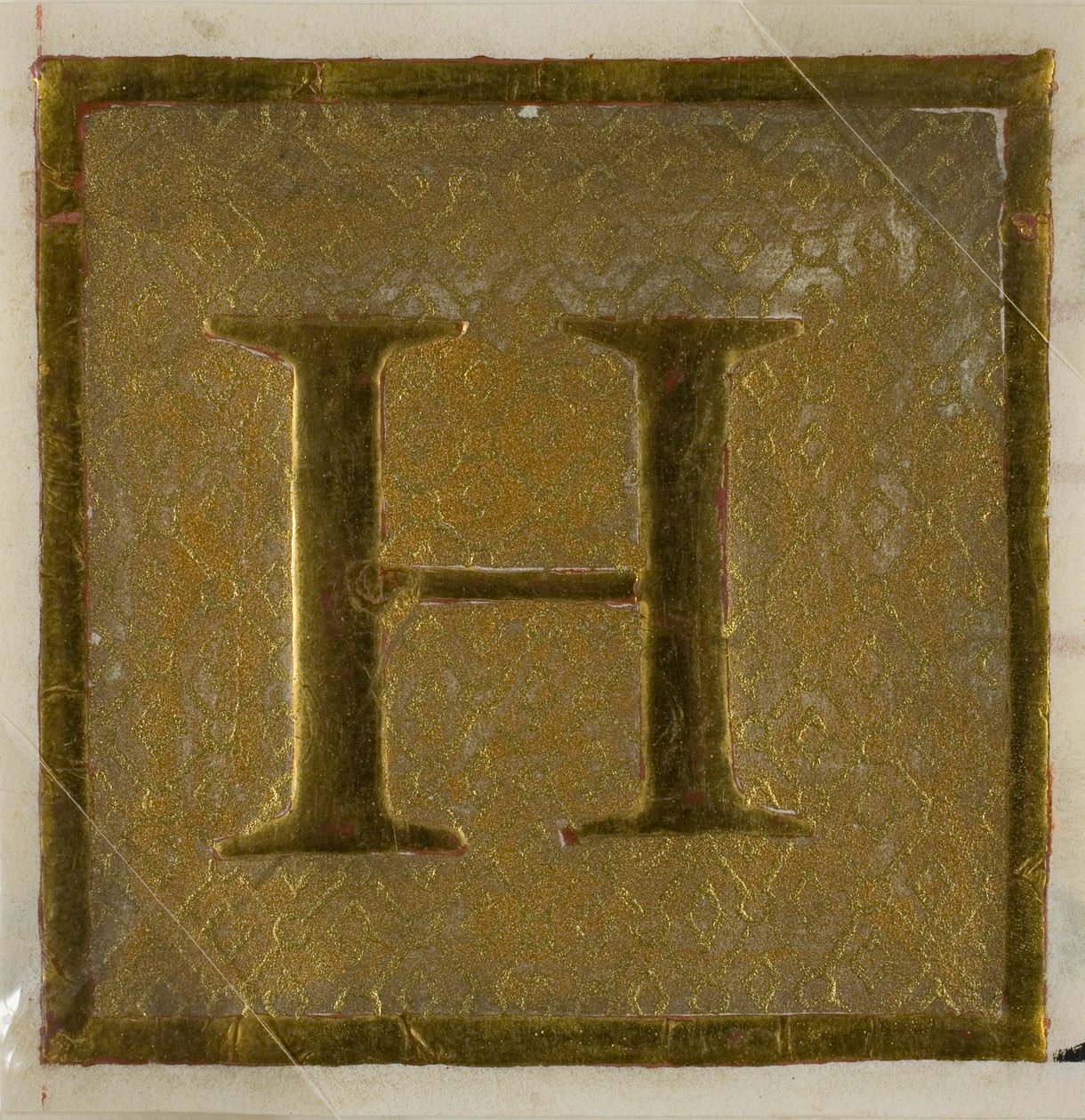 Illuminált "H" betűjelzés pelenkamintában egy kóruskönyvből alkotó: Unknown artist