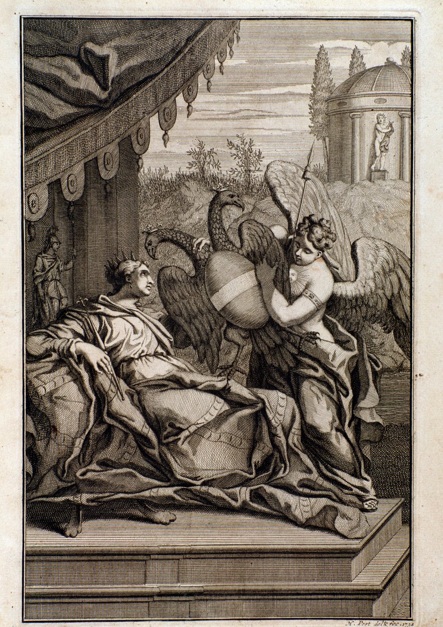 Illusztráció Tartini hegedű-, cselló- és csembalószonátáinak címlapjához alkotó: Unknown artist