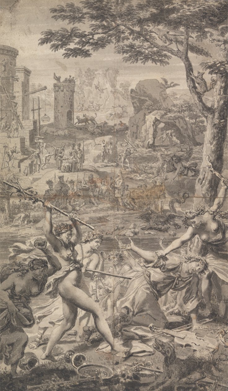 Illusztráció Tonson Ovidius Metamorphisához (négyből négy) alkotó: Unknown artist