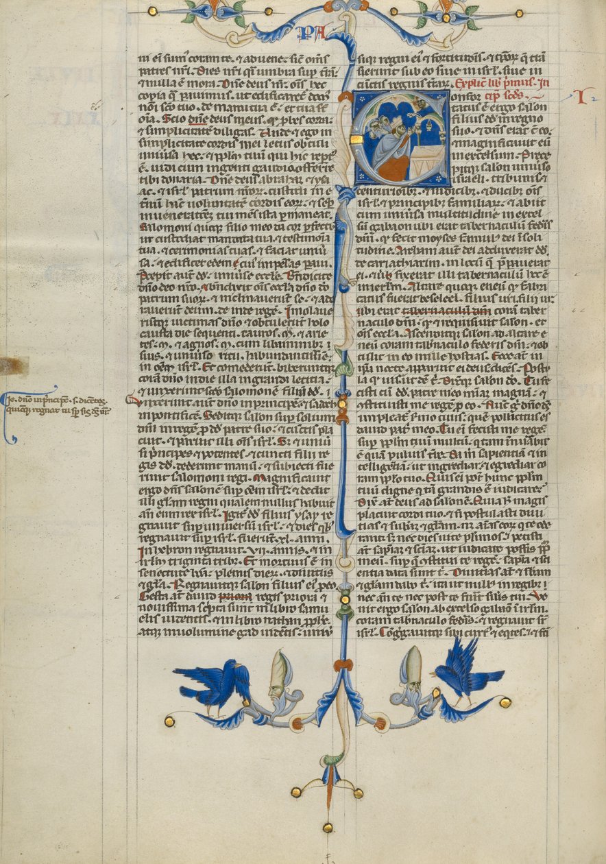C kezdet: Salamon áldoz a templomban alkotó: Unknown artist