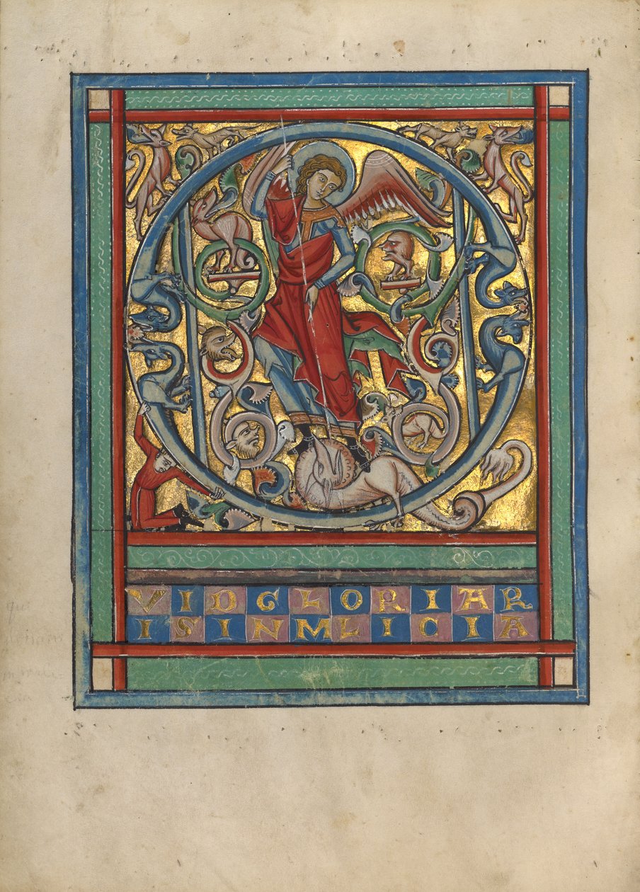 Kezdeti kérdés: Szent Mihály és a sárkány alkotó: Unknown artist