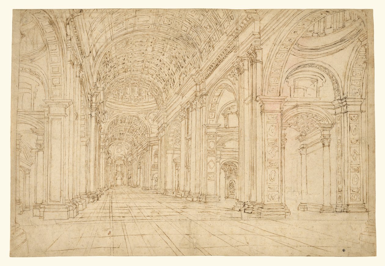 A Szent Péter-bazilika belseje alkotó: Unknown artist