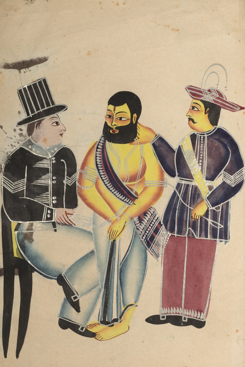 A börtönben Tarakeswar erőfeszítéseit kapó börtönőr alkotó: Unknown artist