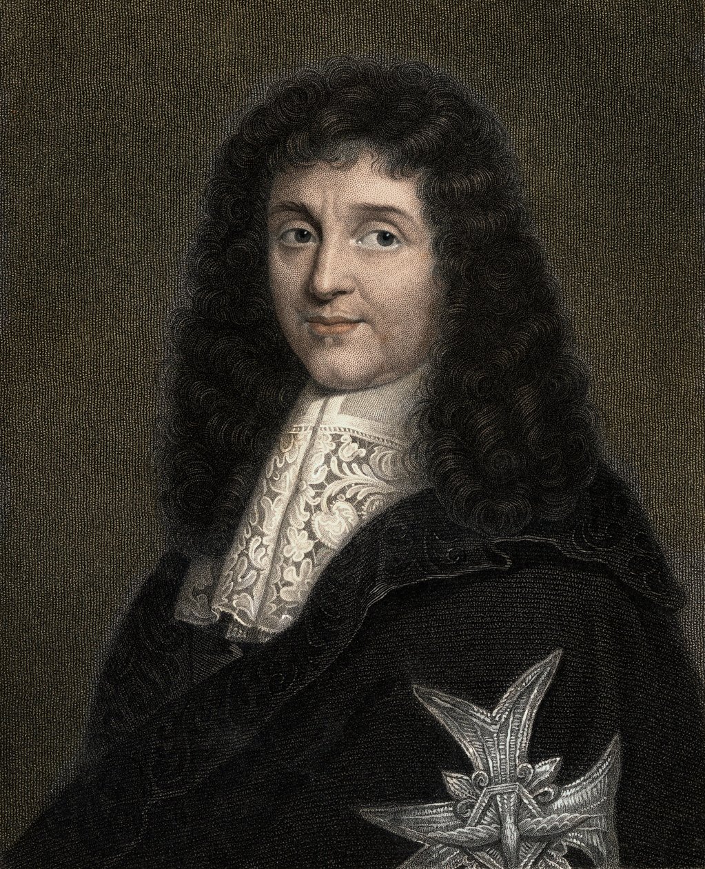 Jean Baptiste (Jean-Baptiste) Colbert 1619-1683 - metszet - XIX. alkotó: Unknown artist