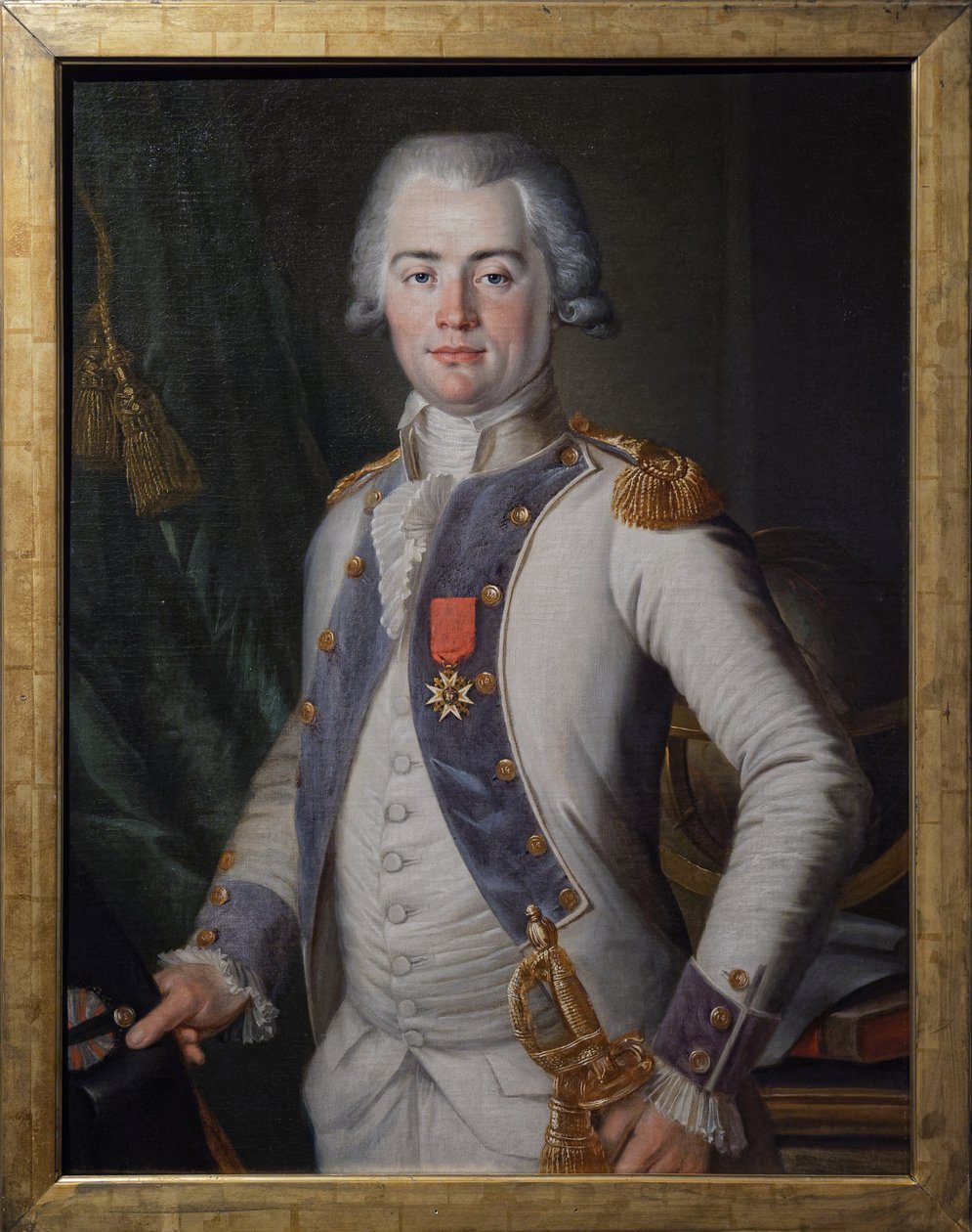 Jean Louis de Lostanges, gyalogsági kapitány, 1789-91 körül (olaj, vászon) alkotó: Unknown artist