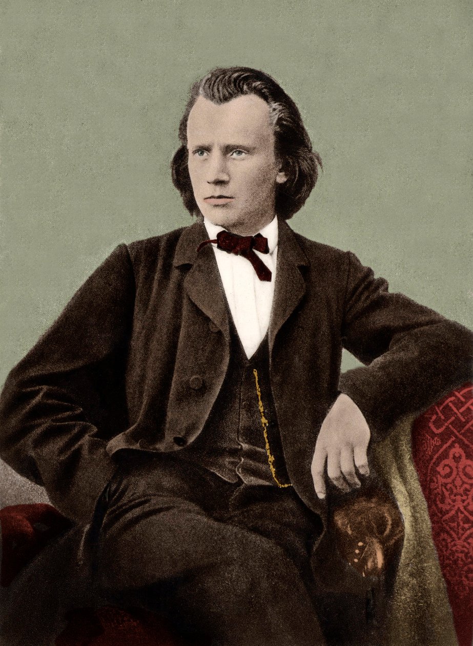 Johannes Brahms (1833-1897) német zeneszerző - alkotó: Unknown artist