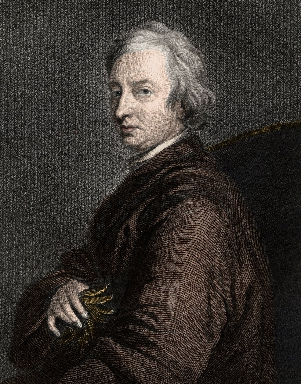 John Dryden 1631-1700 - metszet - XIX alkotó: Unknown artist