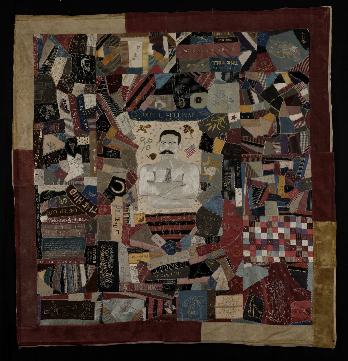 John L. Sullivan Quilt alkotó: Unknown artist