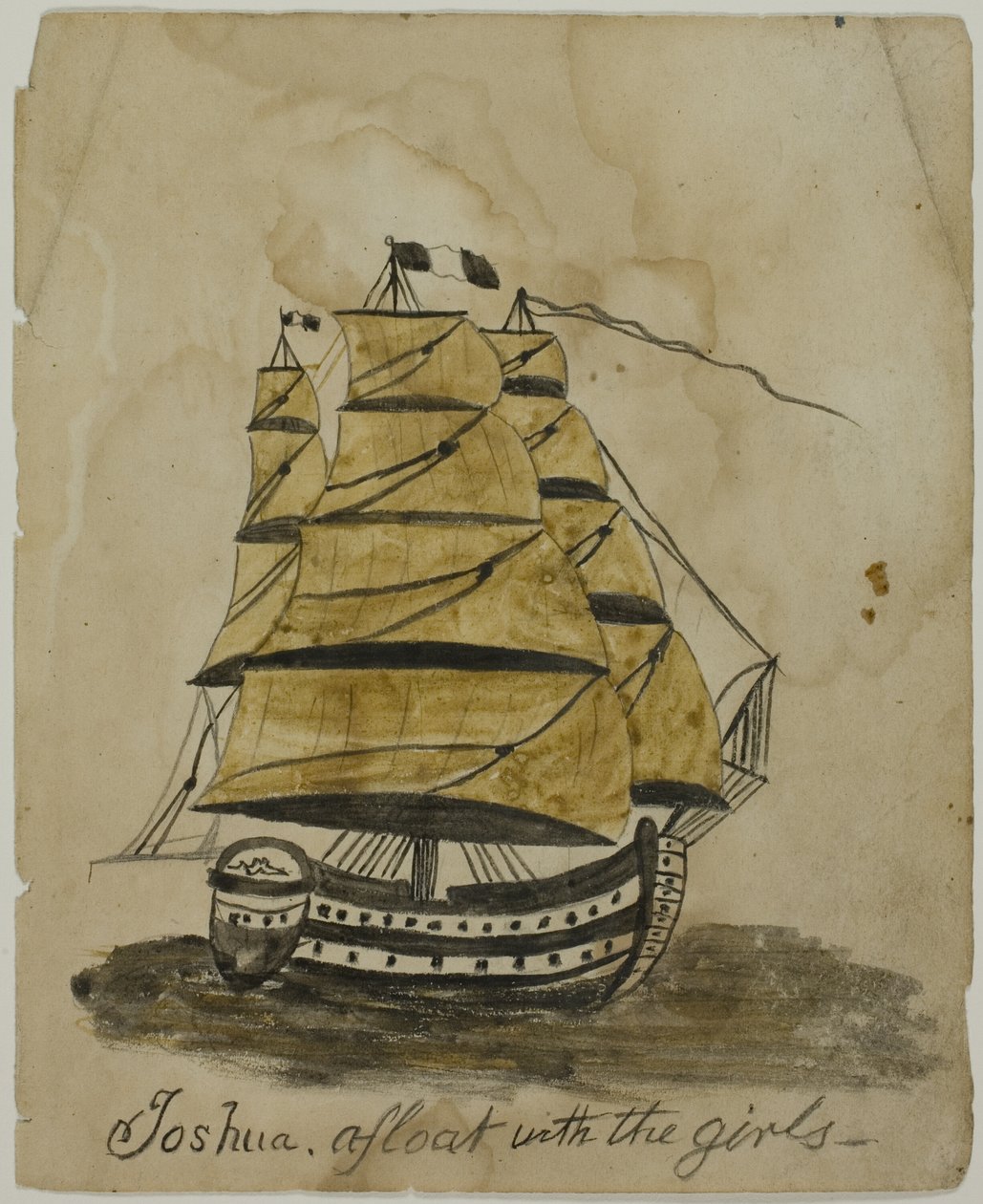 Joshua vízen a lányokkal alkotó: Unknown artist