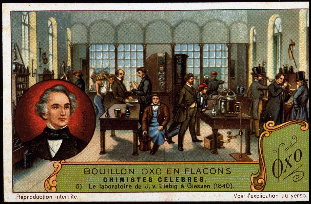 Justus von Liebig giesseni laboratóriuma (1840) alkotó: Unknown artist