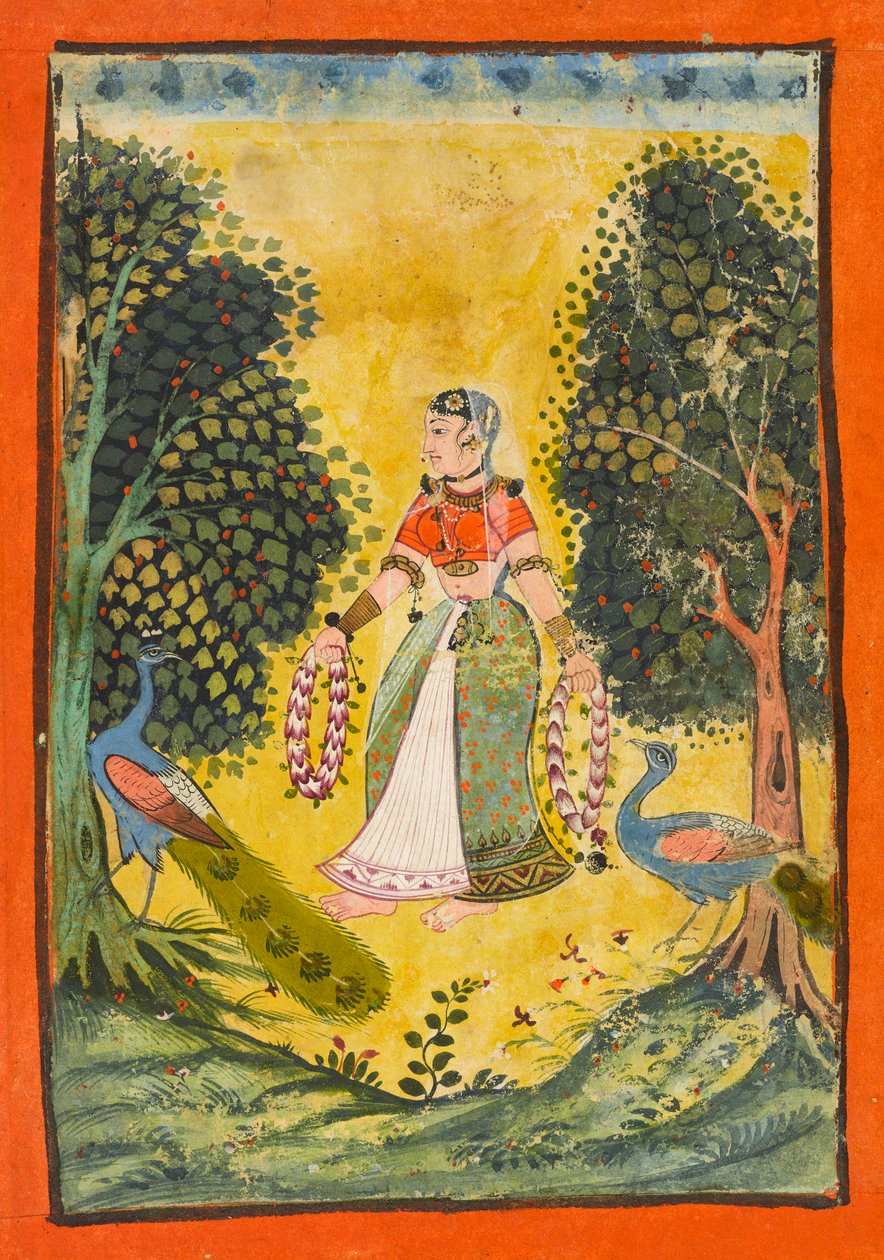 Kakubha Ragini, fólió egy <em>Ragamalából</em> alkotó: Unknown artist