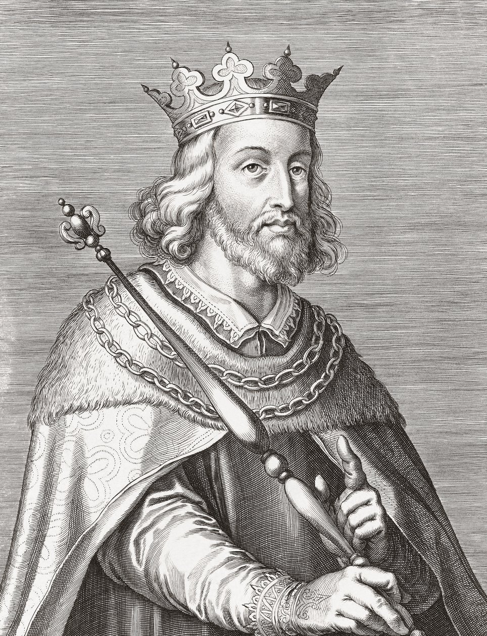 I. Ferdinánd portugál király. Portré. alkotó: Unknown artist