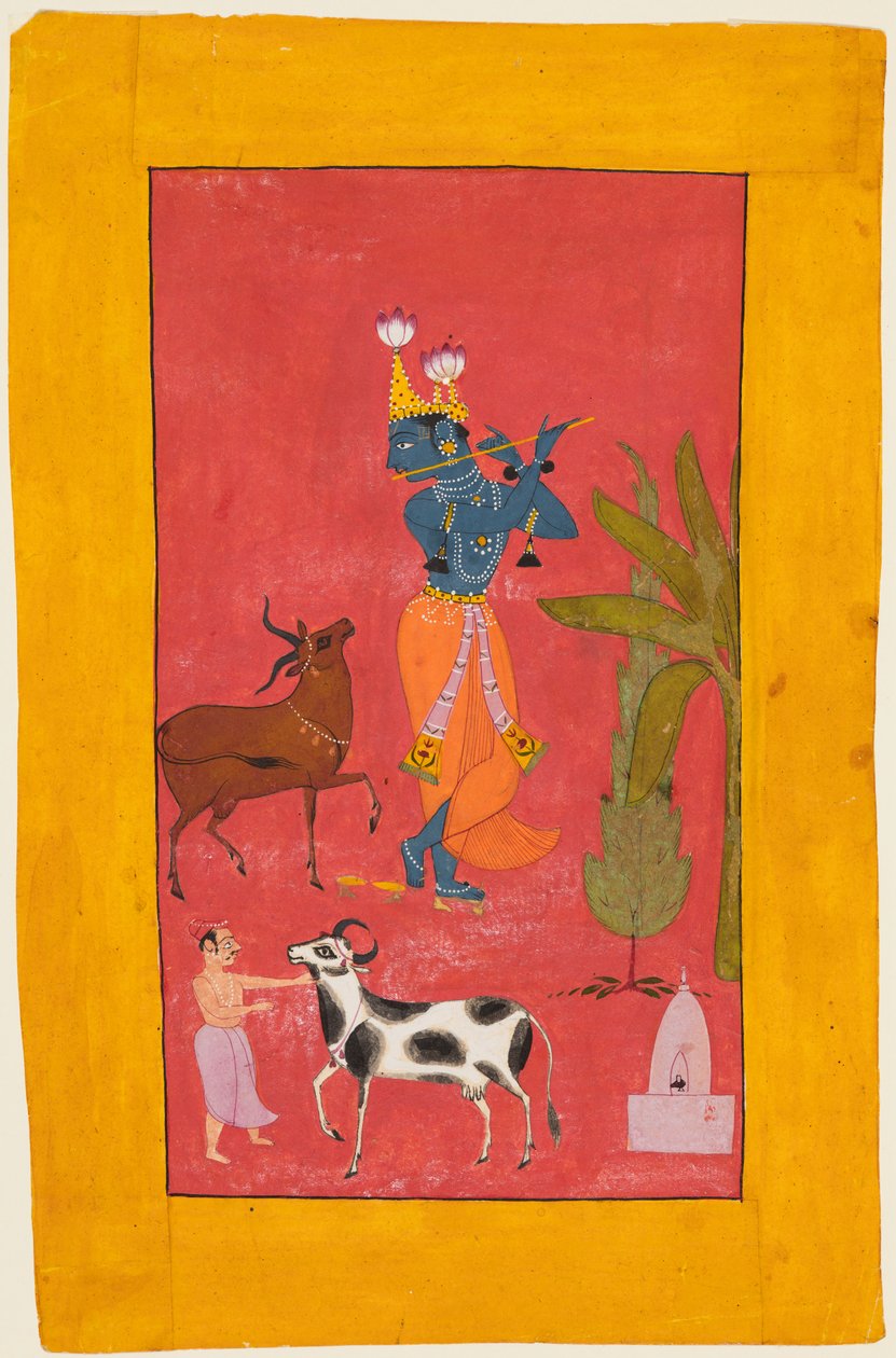 Krisna furulyázás alkotó: Unknown artist