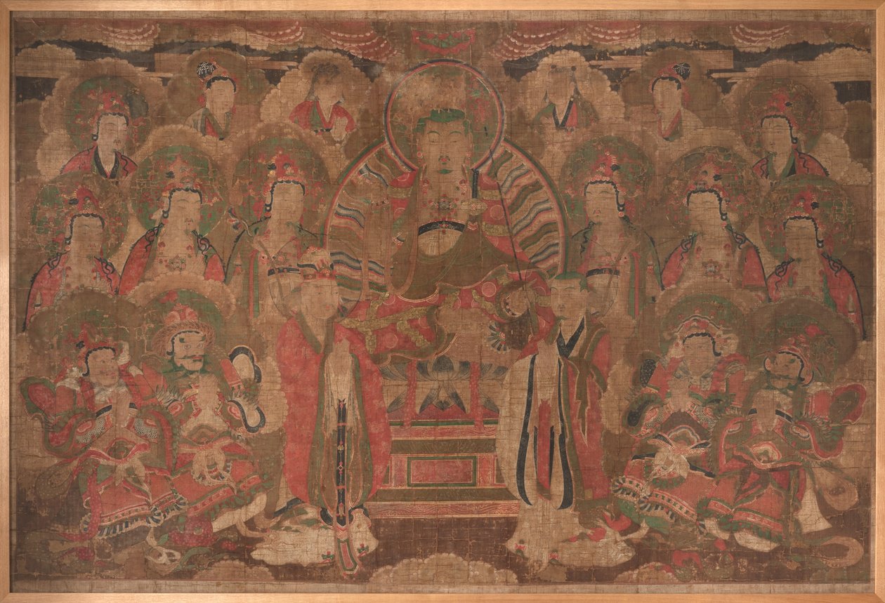 Ksitigarbha Bodhisattva a Gyülekezettel alkotó: Unknown artist