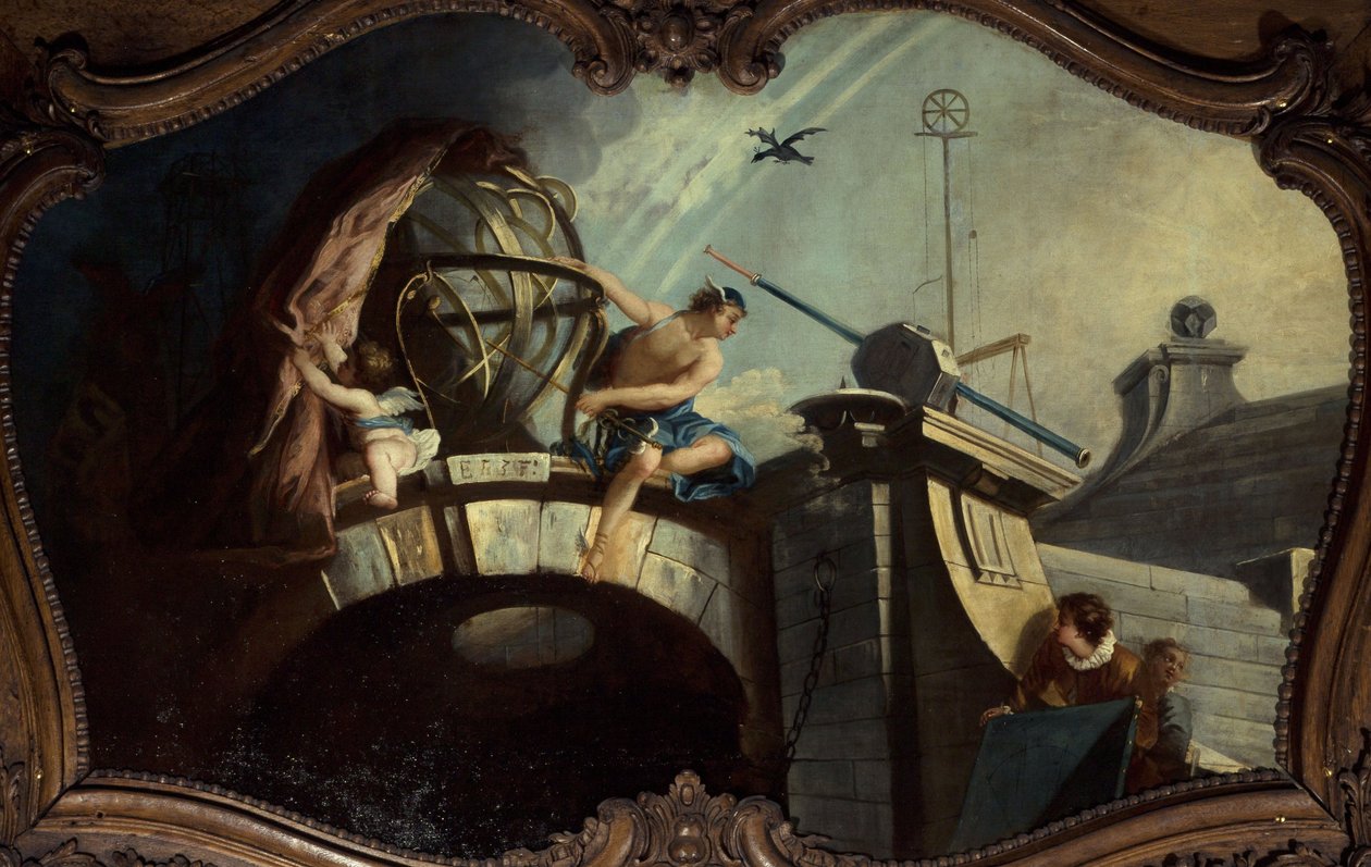 Csillagászat, 1737 után (olaj, vászon) alkotó: Unknown artist