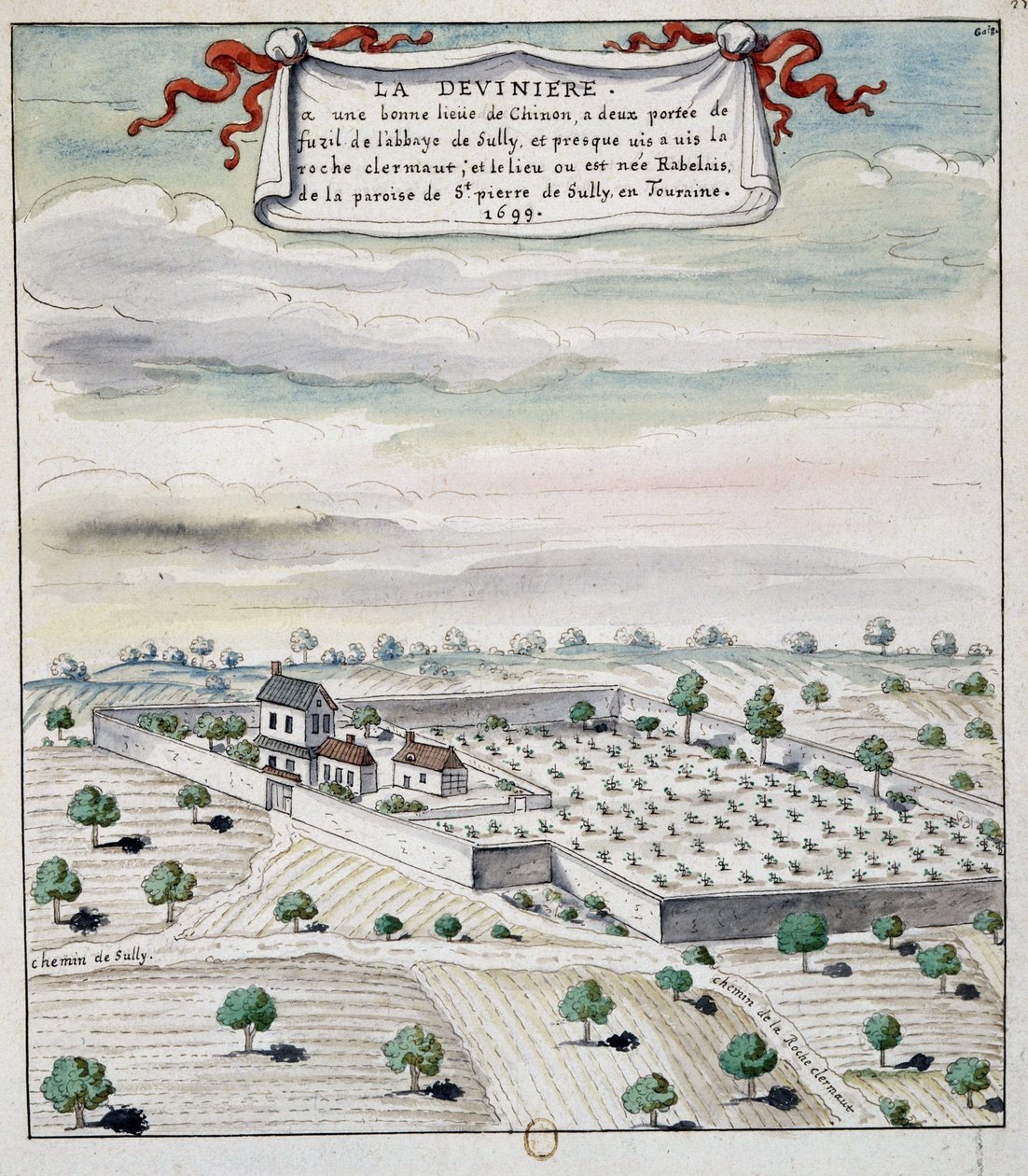 La Devinière (1699), Rabelais szülőhelye alkotó: Unknown artist