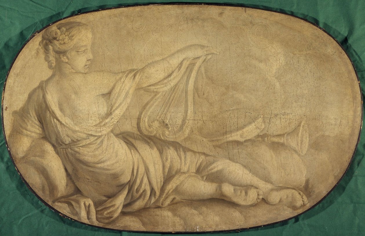 La Musique (allegória, díszítő festmény a Hôtel La Rivière számára, majd Canillac alkotó: Unknown artist