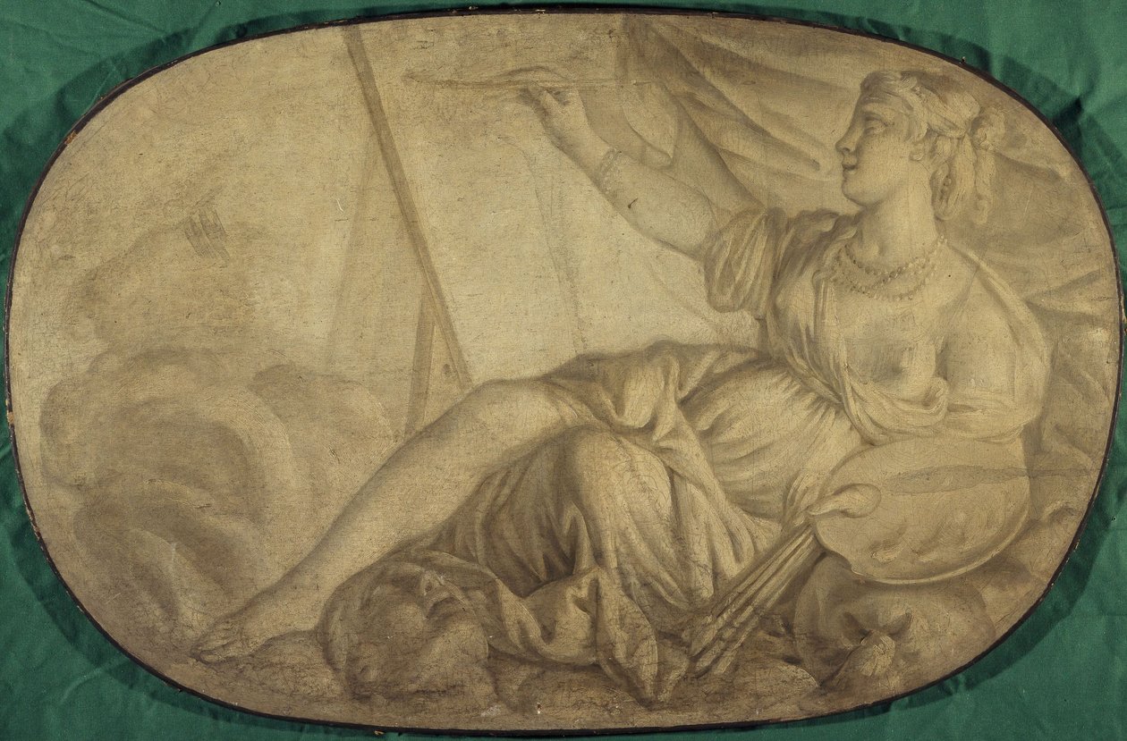 La Peinture (allegória, díszítő festmény a Hôtel La Rivière számára, majd Canillac alkotó: Unknown artist