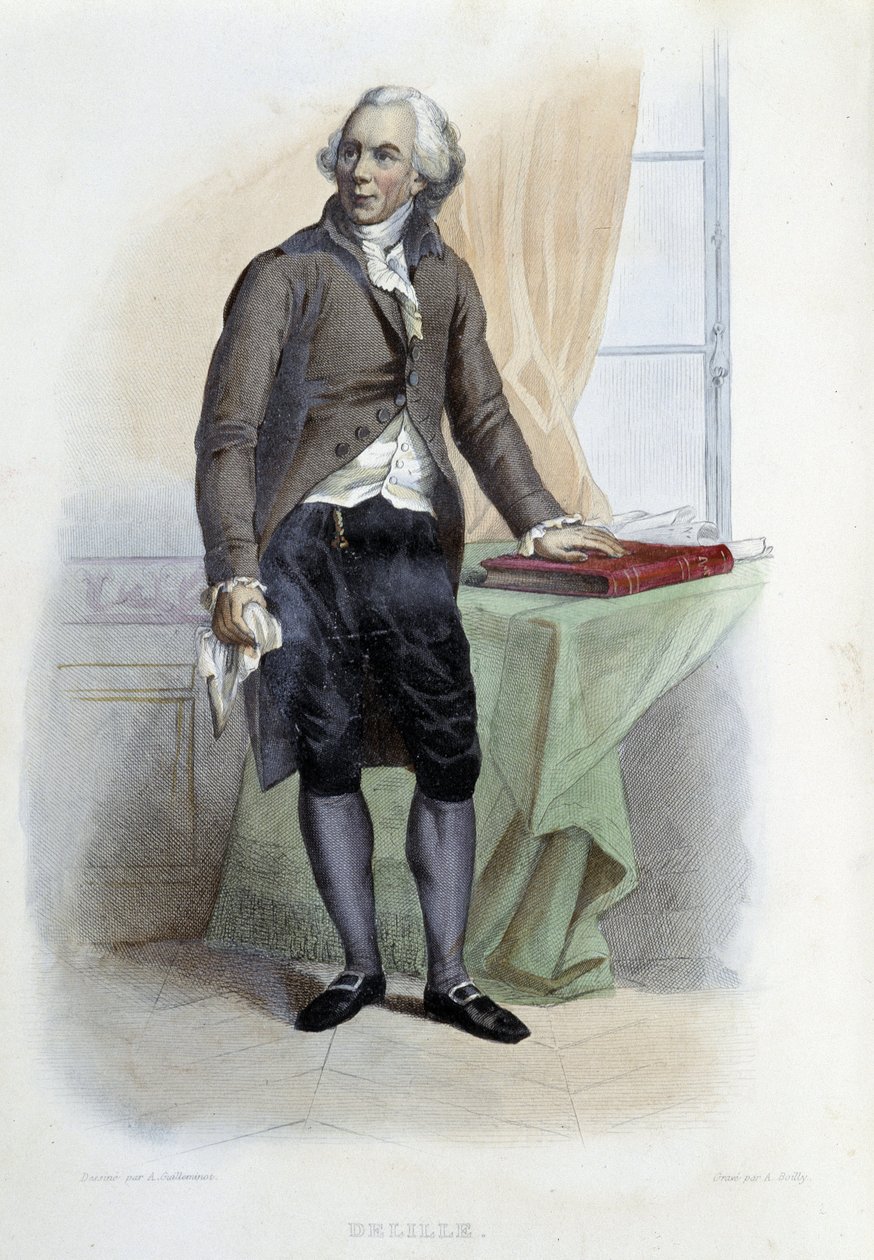 Jacques Delille atya – „A francia Plutarkhosz”, Ed. Mennechet, Párizs alkotó: Unknown artist
