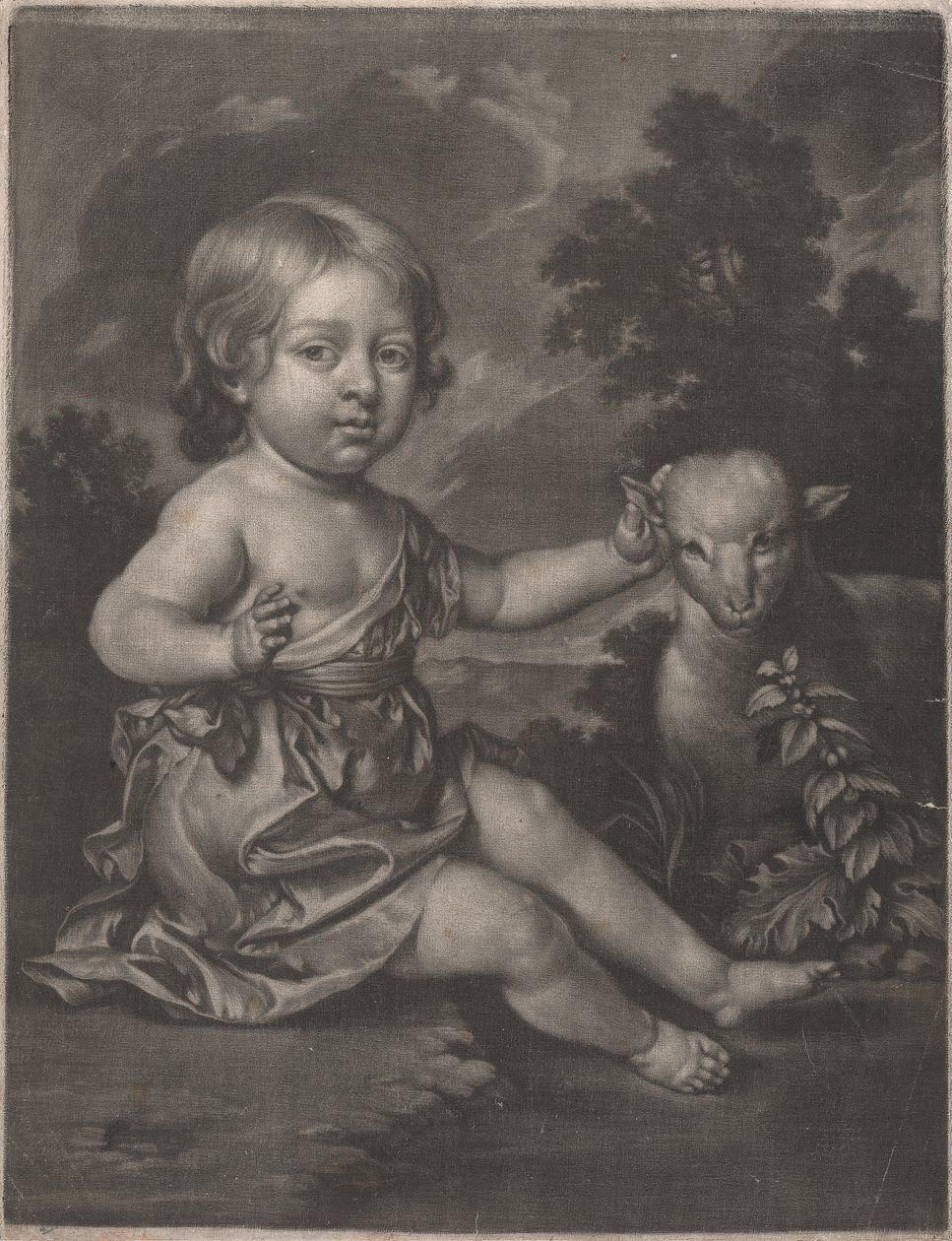Hölgy (gyermek bárányhússal) alkotó: Unknown artist