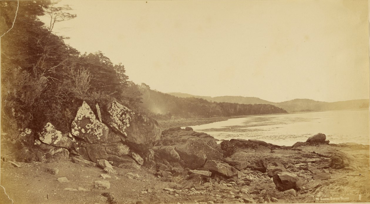 Dawson-szigeti lagúna. alkotó: Unknown artist